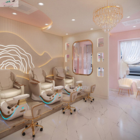 Fauteuil de spa moderne de luxe 2026, réglable, avec jets magnétiques pour les pieds, spa complet pour le corps, fauteuils de pédicure à remous