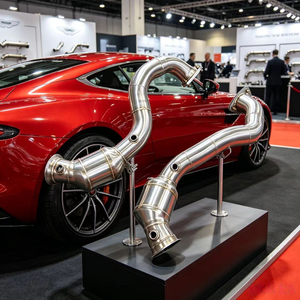 Tuyau d'échappement haute performance pour moteur <span class=keywords><strong>V8</strong></span> biturbo de précision <span class=keywords><strong>Aston</strong></span> <span class=keywords><strong>Martin</strong></span> DB12 4.0T 2023-2025 – Amélioration de puissance et kit de rétrofit - Product Image 2