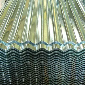 China Herstellung Well Zinn Blatt Verzinktem Stahl Metall Standard Blatt Größe Blatt Well Dach