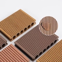 Planchers en composite bois-plastique haute densité pour l'extérieur, terrasses imperméables en WPC pour jardin/piscine