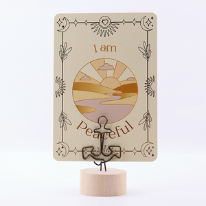 Campione gratuito donne nere ogni giorno auto-amore positivo affermazione carte da gioco stampa personalizzata bambino salute mentale mazzo motivazionale - Product Image 2