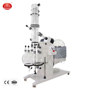 Evaporador Rotatorio de Laboratorio con Elevación Automática, a Prueba de Explosiones, para Etanol, con Doble Condensador Vertical, de 20L, 50L, 100L - Product Image 6