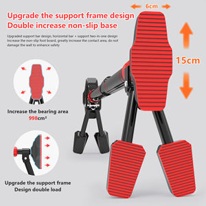 Set pendukung keamanan Gordon grosir pintu rumah Horizontal Chin atas <span class=keywords><strong>Bar</strong></span> aman mengunci Pull-up Dip berdiri - Product Image 2