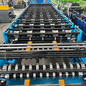 เครื่องขึ้นรูปเหล็กม้วน HAUAN ขนาด 1250 มม. ความกว้างการป้อนวัสดุ 0.8-2.0 มม. สำหรับกระเบื้องหลังคาเหล็กเคลือบสี - Product Image 2