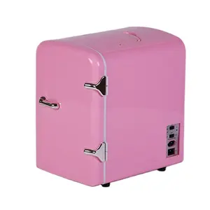 Aquecedor de refrigerador termoelétrico rosa barato, mini refrigeradores, geladeira pequena, importadores, designer