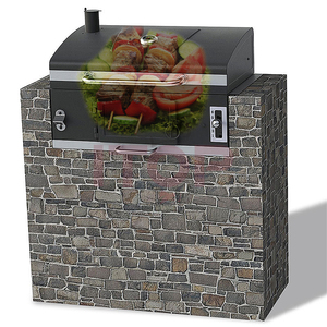 Outdoor Table Top <strong>Charcoal</strong> Bbq <strong>Grill</strong> Built -in Ceramic Folding Stainless Steel <strong>Mini</strong> Korean Restaurant <strong>Charcoal</strong> Bbq <strong>Grill</strong> - Product Image 2