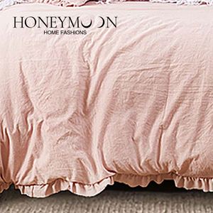 Bộ chăn ga gối đệm cưới bán buôn, thiết kế xếp ly bèo nhún mềm mại, dành cho mùa đông - Product Image 4