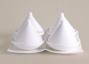 Vente en gros d'assiettes modernes en porcelaine pour snack assiettes de beurre pour restaurant avec couvercle <span class=keywords><strong>plat</strong></span> à beurre en céramique pour <span class=keywords><strong>tajine</strong></span> avec couvercle - Product Image 3