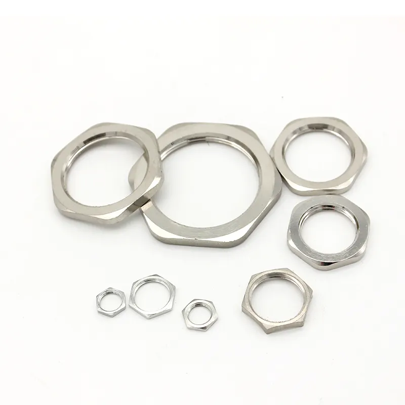 Nickel Plated Brass / Stainless steel / Nylon Metric / PG / NPT / G thread Locknut