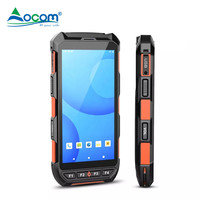 Pemindai Barcode Genggam PDA Android 10 4G Kecepatan Tinggi All-in-One dengan Layar IP65 5,5 Inci untuk Aplikasi Industri, Tersedia