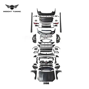 W212 à W213 Lci Facelift pare-chocs garde-boue Kit de carrosserie <span class=keywords><strong>2010</strong></span> 2011 pour <span class=keywords><strong>Mercedes</strong></span> Benz W212 à AMG Bodykit - Product Image 2
