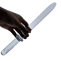 Dildos en verre borosilicate lisse pour hommes et femmes, stimulateur du point G, masseur de la prostate, lapin bleu, jouet sexuel écologique