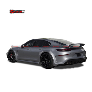 Kit carrosserie en fibre de verre style TR pour Porsche Panamera 971 : pare-chocs avant et arrière, jupes latérales, extensions d'ailes, aileron arrière - Product Image 3