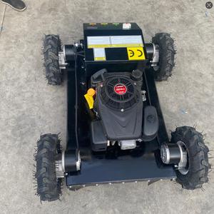 <strong>Self</strong>-Propelled 196cc 4-Stroke DIY Industrial Grade <strong>Lawn</strong> <strong>Mower</strong> Remote-<strong>Controlled</strong> Wheeled Orchard <strong>Mower</strong> for Farm Use - Product Image 4