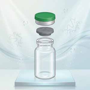 Trustworthy Custom Amber Clear <b>Glass</b> Vial 3ml 5ml 10ml With Flip Cap Rubber Stopper, Separate <b>Packaging</b> For Lab Reagent Use - Product Image 1