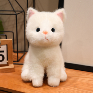 Lindo Peluche de Gato Devon Rex en Diversas Poses y Colores. Adorno perfecto y maravilloso regalo para amantes de los gatos y sus amigos - Product Image 3