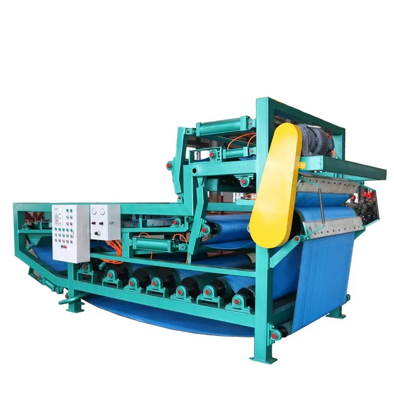 Iron Ore Plant Sludge Treatment Equipment Belt Filter Press for Sludge Dewatering