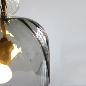 Americano moderno industrial estilo simple diseño colorido bola de cristal colgante lámpara/luz para el hogar - Product Image 5