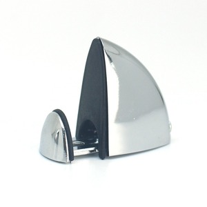 คลิปหนีบปากปลาโลหะผสมสังกะสี ขัดเงา ทนทาน ตัวเชื่อมต่อชั้นวางกระจก - Product Image 1