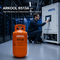 Gas HFO R513a de CE Tontank para el Mercado Europeo, para Refrigeración Comercial a Media Temperatura y Enfriadores, con Certificación REACH