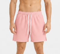 Shorts d'entraînement personnalisables pour hommes avec logo, en tissu polyester de haute qualité, séchage rapide, bas de tenue athlétique, conception OEM/ODM en gros
