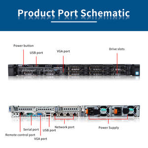 गर्म बिक्री मूल पावरएज डेल R630 intel Xeon चांदी 2680v4 2.6 gz 1u रैकमाउंट सर्वर - Product Image 5