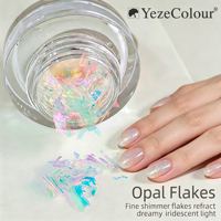 Poudre à ongles irisée effet flocons de neige opale, vente en gros, effet caméléon chatoyant, livraison rapide, faible MOQ, décorations pour nail art