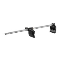 Pince de serrage à mâchoires réglables Prime Focus 567 mm avec goujon de 5/8 po et embout en acier à verrouillage facile pour éclairage vidéo LED