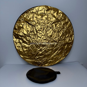 Réflecteur <span class=keywords><strong>de</strong></span> portrait professionnel MZG 80 cm, disque lumineux circulaire pliable 5-en-1 - Product Image 1