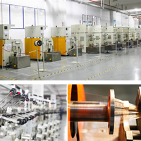 Alambre de aluminio y magnesio (CCA) revestido de cobre OEM con línea CCAM 10% 15% alambre de cobre de comunicación