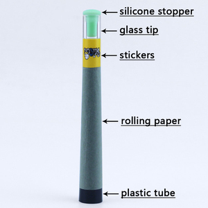 Factory Wholesale Custom 9mm Smoking Glass Tip with King Size Smoke Paper 99mm Organized Cone <b>Rolling</b> Smoking Paper <b>Kits</b> - Product Image 5