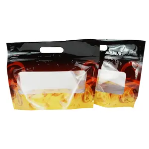 Bolsas de plástico con cremallera antiniebla impresas personalizadas del fabricante para embalaje de alimentos