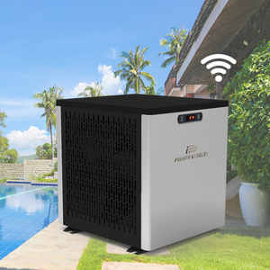 Thông Minh Wifi R32 Trên Mặt Đất Hồ Bơi Nóng R32 Gas Năng Lượng Mặt Trời Nóng Titanium Cho Hồ Bơi - Product Image 2