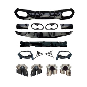 Difusor trasero de venta directa de fábrica con punta de escape para Mercedes Benz A45s AMG Sedan A CLASS W177 - Product Image 1