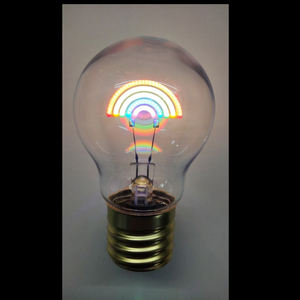 <span class=keywords><strong>Ampoule</strong></span> vintage arc-en-ciel motif de globe lampe <span class=keywords><strong>ampoule</strong></span> en verre ambré ampoules 2200K lampe arc-en-ciel antique pour lampadaires suspendus - Product Image 2