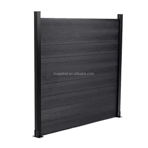 Clôture de sécurité et d'intimité pour jardin et cour, en composite bois-plastique (WPC), barrière extérieure - Product Image 1