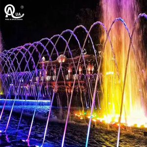 Fontaine musicale extérieure Water Crown Full Set, fontaine d'eau dansante contrôlée par DMX avec éclairage RGB pour parcs, lacs et aménagements paysagers - Product Image 4