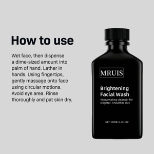 MRUIS Skin Brightening <span class=keywords><strong>Limpiador</strong></span> facial Exfoliante Lavado de <span class=keywords><strong>cara</strong></span> que contiene vitamina C Vitamina E 100mL Uso en el hogar - Product Image 5