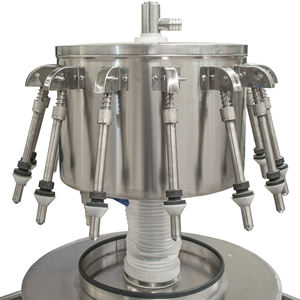 เครื่องบรรจุของเหลวแบบกึ่งอัตโนมัติสำหรับนม น้ำผลไม้ ไวน์ น้ำส้มสายชู น้ำผลไม้แอลกอฮอล์ น้ำดื่ม บรรจุขวดแก้ว ขวดพลาสติก - Product Image 5