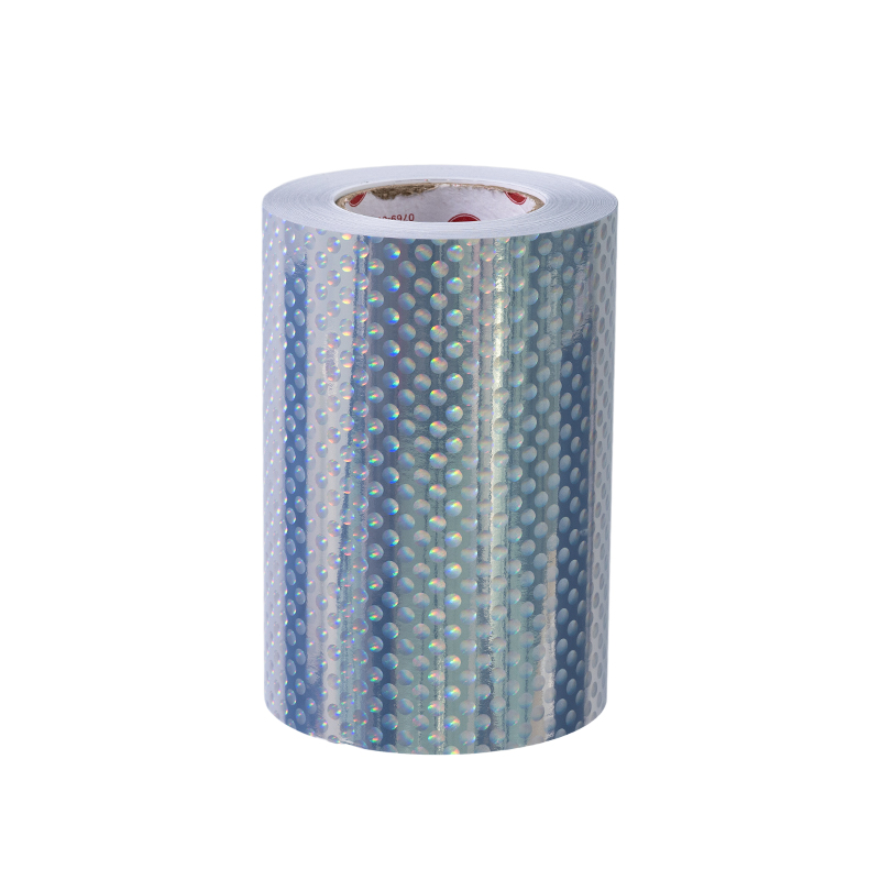 Self-adhesive Holographic Film Roll or Sheet Inkjet Laser Water Fish Scale Pattern Self-adhesive Holographic Label Paper
