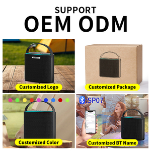 Fábrica líder al por mayor 50W altavoz portátil para exteriores OEM ODM compatible con gabinete de plástico altavoz de estantería alimentado por batería - Product Image 2