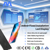 Écran LED HD à installation fixe MIDA P0.97 P1.25 P1.56 P2.5 P2.6 P2.9 P3.91, mur vidéo LED intérieur haute définition
