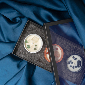 Al por mayor vegano hecho a mano curación Cristal de lujo cera de soja <span class=keywords><strong>velas</strong></span> perfumadas regalo conjunto vela <span class=keywords><strong>con</strong></span> joyería <span class=keywords><strong>en</strong></span> <span class=keywords><strong>el</strong></span> <span class=keywords><strong>interior</strong></span> - Product Image 6