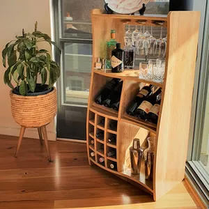 Деревянные винные стойки без винтов, подставка для винных бутылок, домашний барный кухонный стеллаж, органайзер для хранения вина