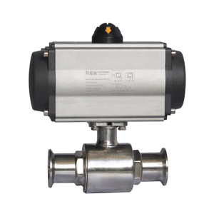 Venta de Liquidación COVNA B2B, Válvula de Bola Sanitaria de 3 Vías y 1 Pulgada, Acero Inoxidable 304, Accionamiento Neumático, Grado Alimenticio - Product Image 4