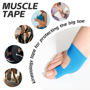 Bande musculaire en coton pour gros orteils Hallux Valgus Toe Straighteners Foot <span class=keywords><strong>Pain</strong></span> Relief Corrective Treatment with Thumb Tape - Product Image 1