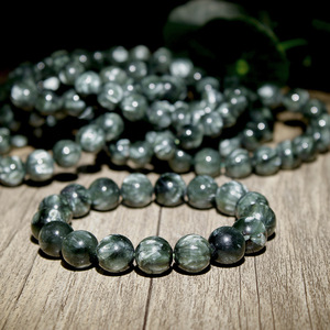 Perles en pierre naturelle pour femmes, bijoux, <span class=keywords><strong>quartz</strong></span>, chlore verte, de haute qualité, tendance, vente en gros - Product Image 4