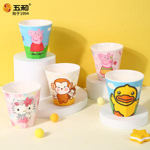 Gowa Cartoon Melamine Cup 260Ml Bpa Free Childrens Drinkware For Kids Summer Gift - Product Image 2