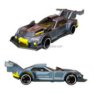 รถสปอร์ตวินเทจแบบเลื่อนได้ของเล่นรถแข่งโบราณ1:64โมเดลรถแข่งโลหะ - Product Image 3