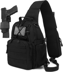Bolso Táctico Compacto AYPPRO EDC con Funda Interna, MOQ Bajo, Logotipo Personalizado, Bolso Bandolera CCW, Bolso Mensajero para Hombre - Product Image 6